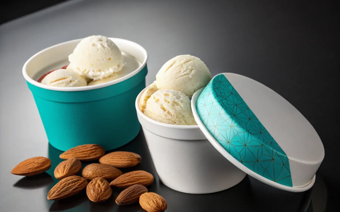 Redefining Dessert: The Bold Design of Almond Ice Cream Packaging