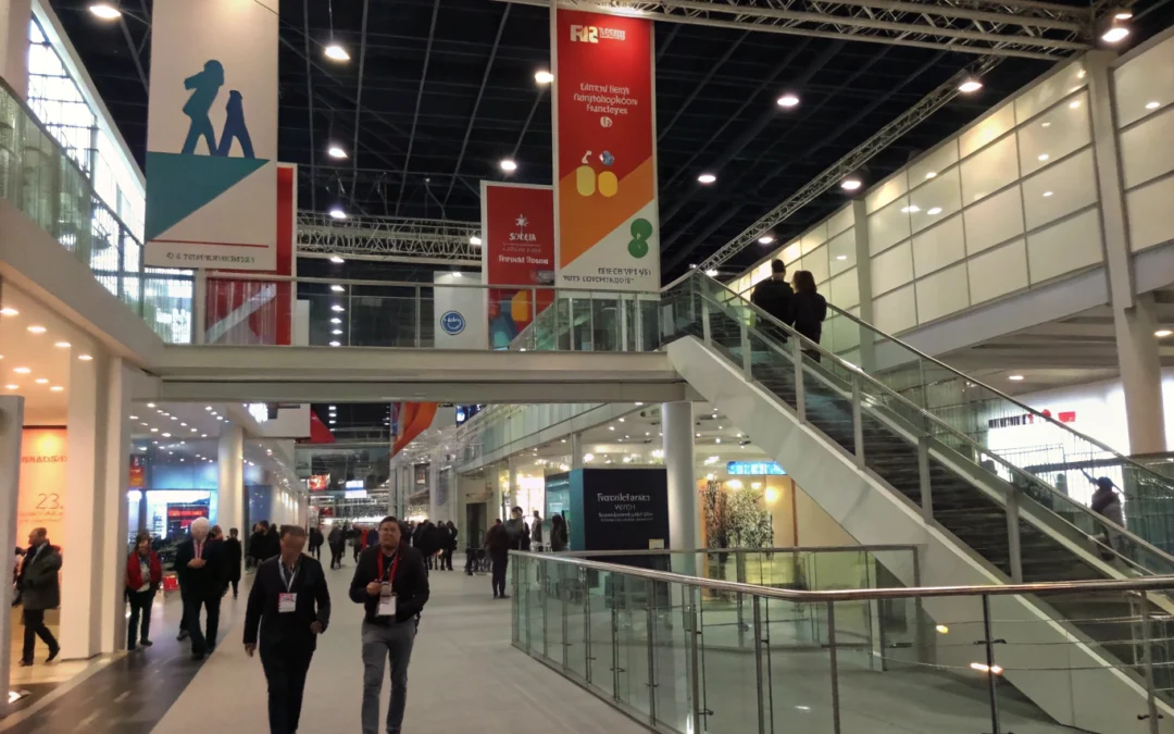 Designing an Eye-Catching Double Deck Booth with Iconic Displays